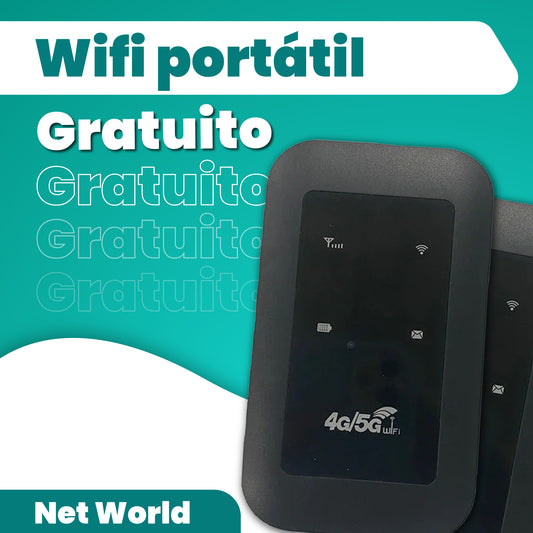 Wifi portátil gratuito - Net World™