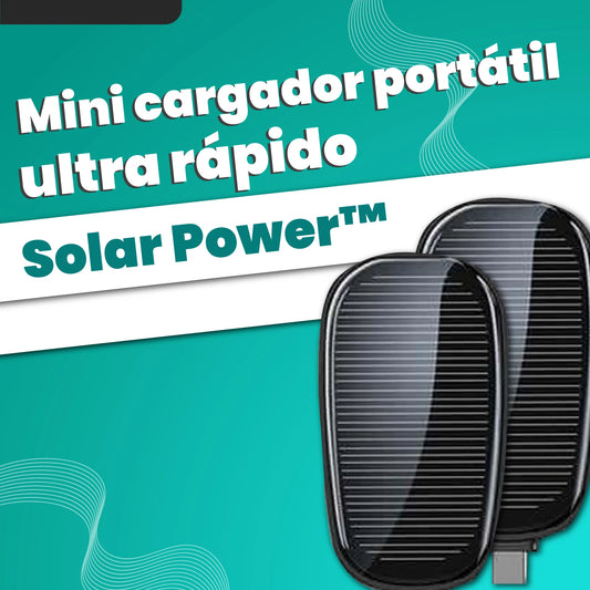 Mini cargador portátil ultra rápido - Solar Power™