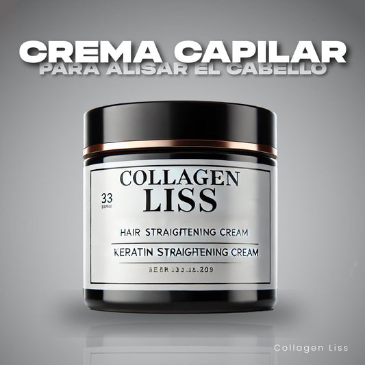 Crema capilar de keratina para alisar el cabello - Collagen Liss™