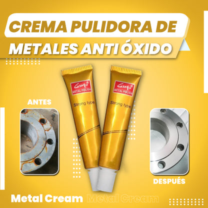 Crema pulidora de metales anti óxido - Metal Cream™