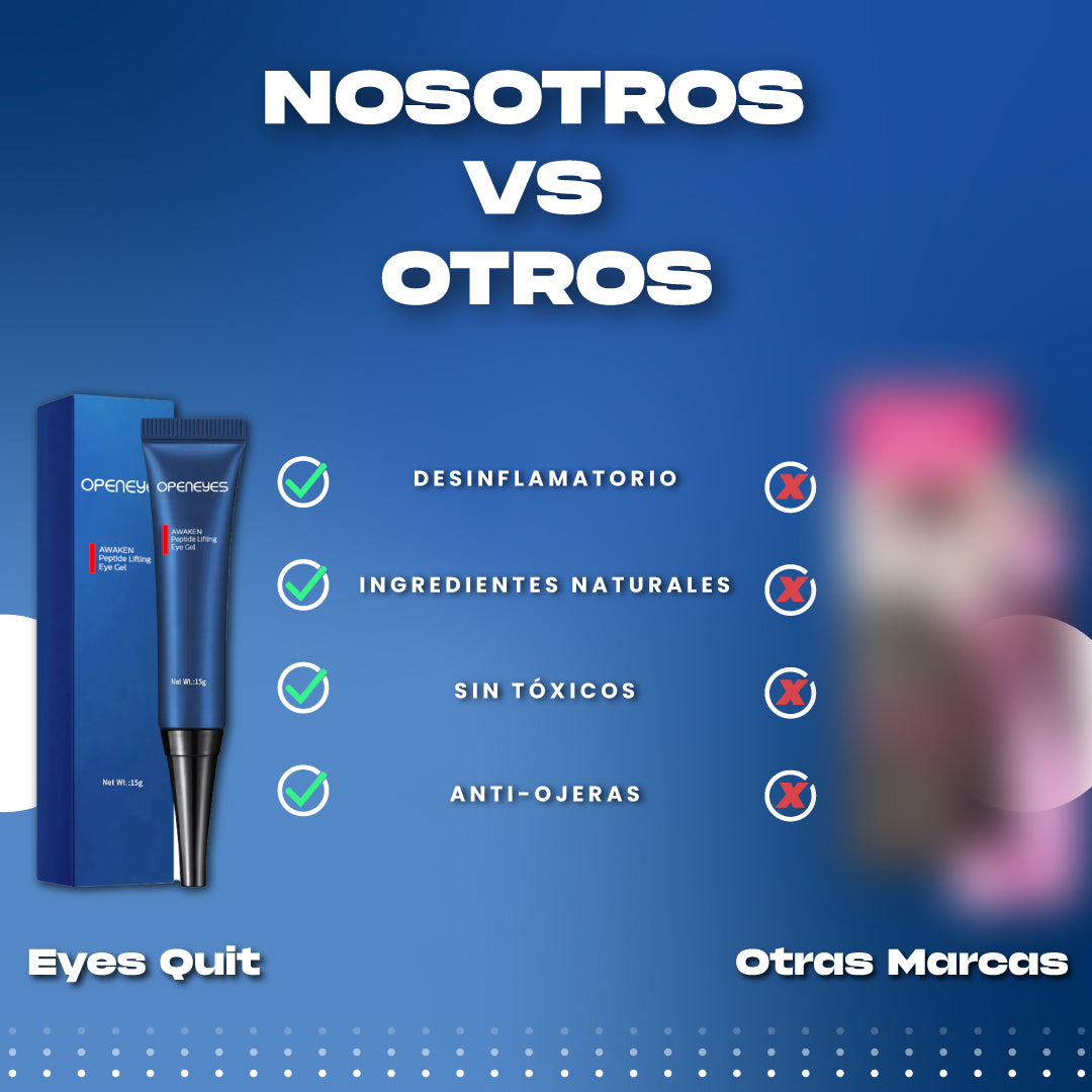 1+1 GRATIS | Crema anti ojeras y bolsas oscuras - Eyes Quit™