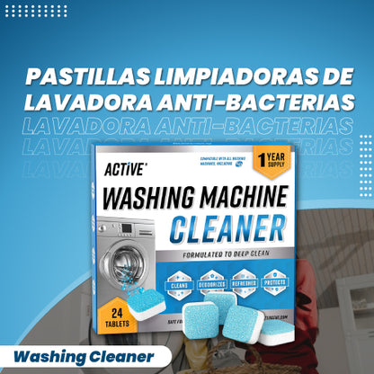 Pastillas limpiadoras y desinfectantes de lavadora - Washing Cleaner™