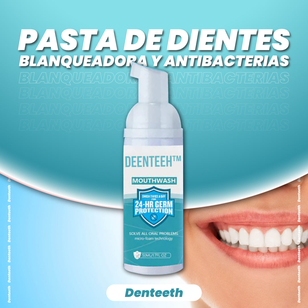 1+1 GRATIS | Pasta de dientes blanqueadora y antibacterias - Denteeth™