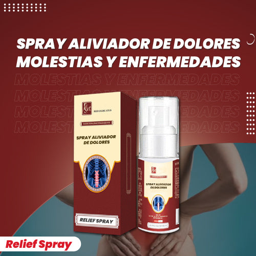 Spray aliviador de dolores, molestias y enfermedades - Relief Spray™