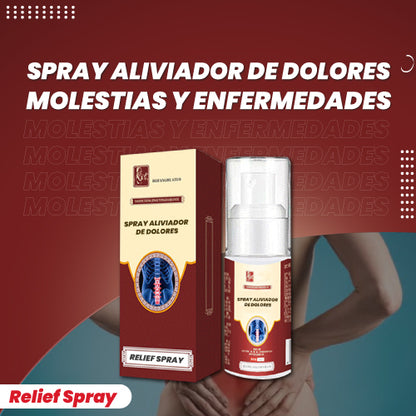 Spray aliviador de dolores, molestias y enfermedades - Relief Spray™