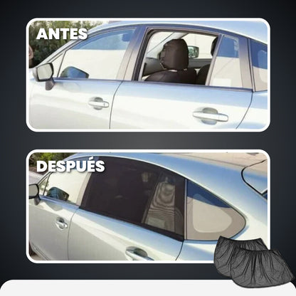 Set de 4 tapasoles para las ventanas del coche - Car Tap™