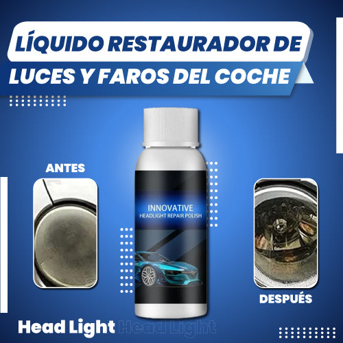 1+1 GRATIS | Líquido restaurador de luces y faros del coche - Head Light™