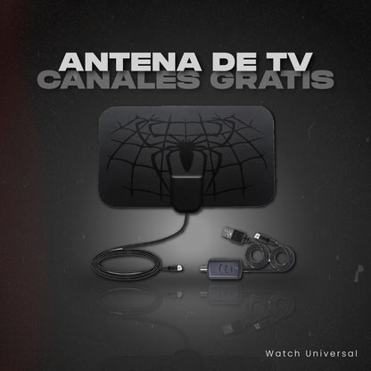 Antena de TV con todos los canales gratis 4K - Watch Universal™